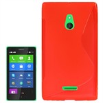 S-Line Silicone Cover - Nokia XL (Red)